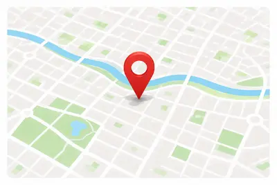Branch location map preview